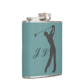 Flasques Monogramme personnalisable de partouzeur de golf (Droite)