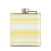 Flasques Monogramme rayures jaunes citron (Dos)