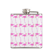 Flasques Monogramme rose du motif | de Flamant rose (Dos)