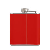 Flasques Monogramme rouge solide (Dos)