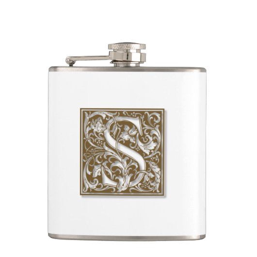 Flasques Monogramme S Antique (Devant)