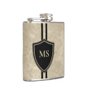 Flasques Monogramme tambour Vintage basse tambour style mus (Droite)