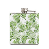 Flasques Monogramme vert des palmettes | (Dos)