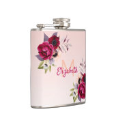 Flasques Monographie de fleurs romantiques en or rose (Droite)