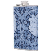 Flasques Monotone bleu Pimpernel, William Morris (Gauche)
