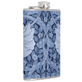 Flasques Monotone bleu Pimpernel, William Morris (Droite)