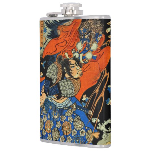 FLASQUES MONSTRE DE COMBAT SAMURAI (Gauche)