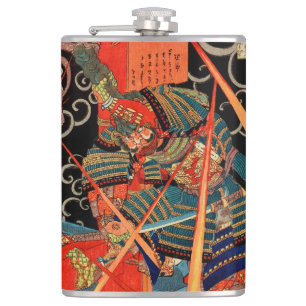 FLASQUES MONSTRE DE COMBAT SAMURAI