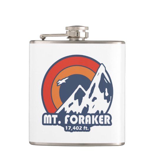 Flasques Mont Foraker Alaska Sun Eagle (Devant)