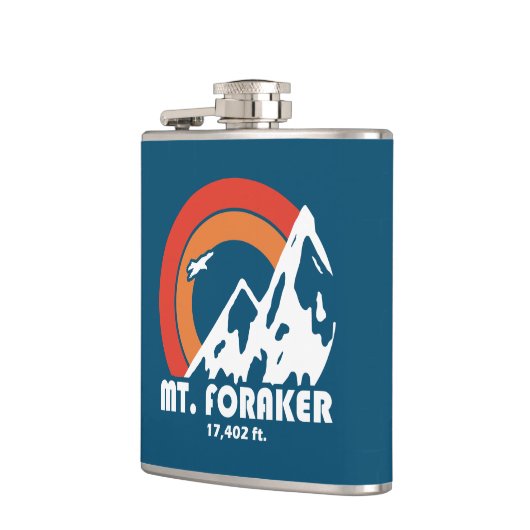 Flasques Mont Foraker Alaska Sun Eagle (Gauche)