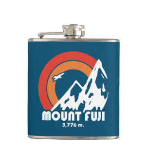 Flasques Mont Fuji Japon Aigle solaire