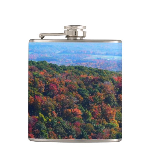 Flasques Montagnes Appalaches en automne (Devant)