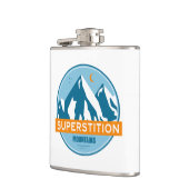 Flasques Montagnes de superstition Arizona (Gauche)