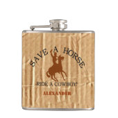 Flasques Montez un cowboy (Devant)