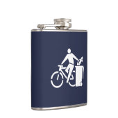 Flasques Montez votre vélo, Trash votre voiture (Droite)