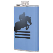 Flasques Montrez le cavalier qui franchit un obstacle. (Gauche)