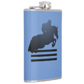 Flasques Montrez le cavalier qui franchit un obstacle. (Droite)