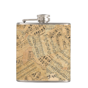 Flasques Morceaux de musique Vintage POMVa