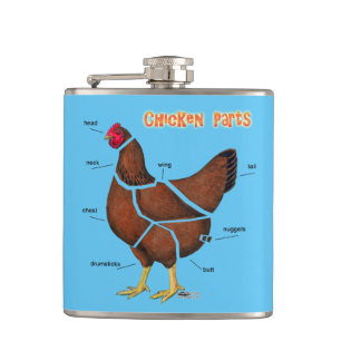 Flasques Morceaux de poulet