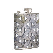 Flasques Mosaïque de pierre grise naturelle, fleur de vie (Droite)