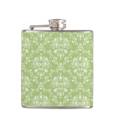 Flasques Moss Green Damask (Devant)