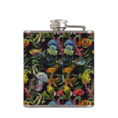 Flasques Motif 1 de vie marine d'aquarelle (Dos)