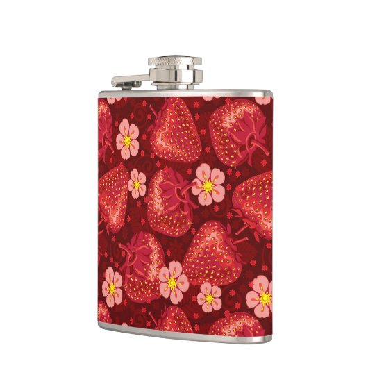 Flasques Motif 2 2 de fraise (Gauche)