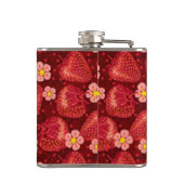 Flasques Motif 2 2 de fraise (Dos)