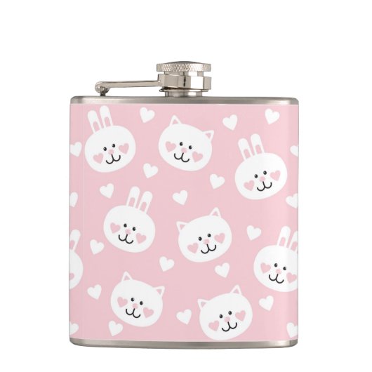 Flasques Motif 2 d'amour (Devant)