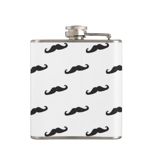 Flasques Motif 2 de hippie de moustache (Dos)