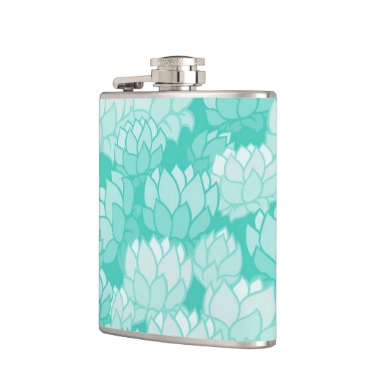 Flasques Motif 2 de Lotus (Gauche)