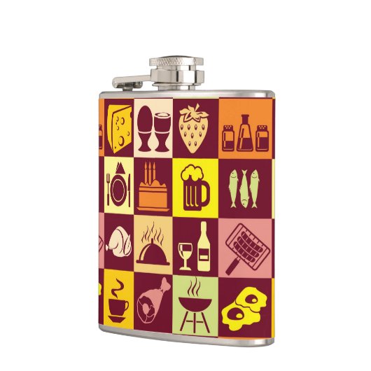 Flasques Motif 2 de nourriture (Gauche)