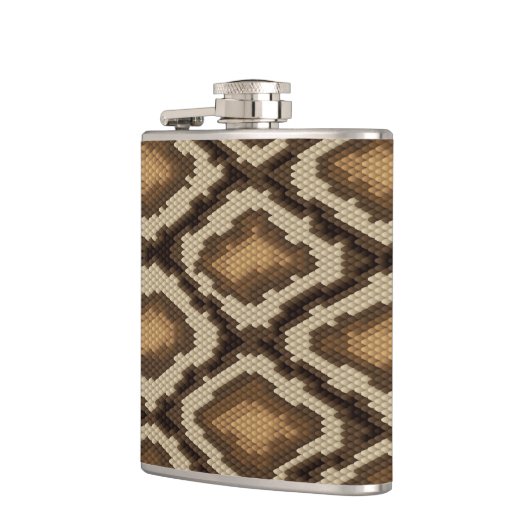 Flasques Motif 2 de peau de serpent de python (Gauche)