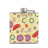 Flasques Motif 2 de pizza (Dos)