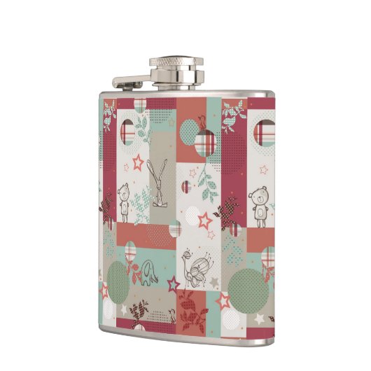 Flasques Motif 2 d'édredon de bébé (Gauche)