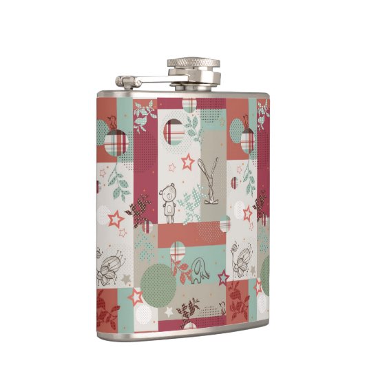 Flasques Motif 2 d'édredon de bébé (Droite)