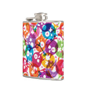 Flasques Motif 3 de crânes (Gauche)