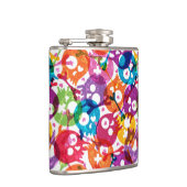 Flasques Motif 3 de crânes (Droite)