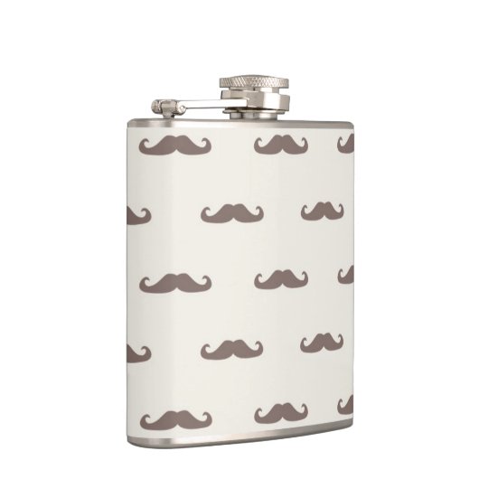Flasques Motif 3 de hippie de moustache (Droite)