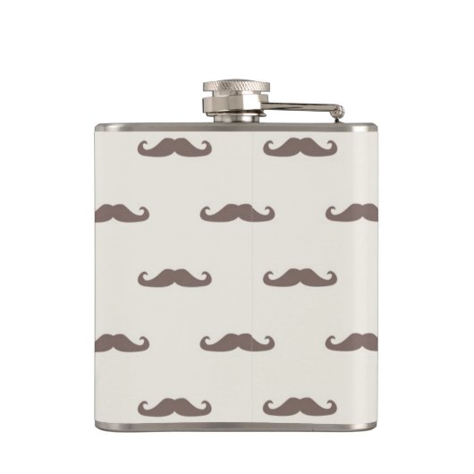 Flasques Motif 3 de hippie de moustache (Dos)