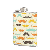 Flasques Motif 3 de moustache (Gauche)