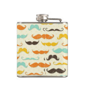 Flasques Motif 3 de moustache (Dos)