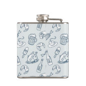 Flasques Motif 3 de nourriture (Dos)