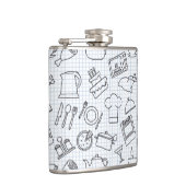 Flasques Motif 4 de cuisine (Droite)