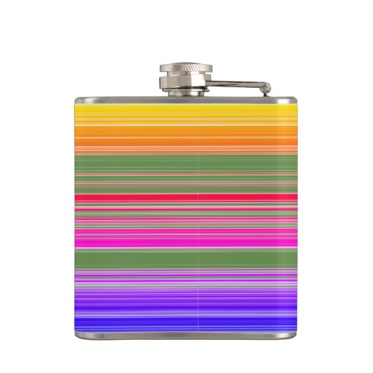 Flasques Motif à bandes multiples (Dos)