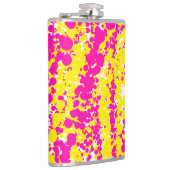 Flasques Motif à bec rose et jaune (Droite)