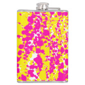 Flasques Motif à bec rose et jaune (Dos)