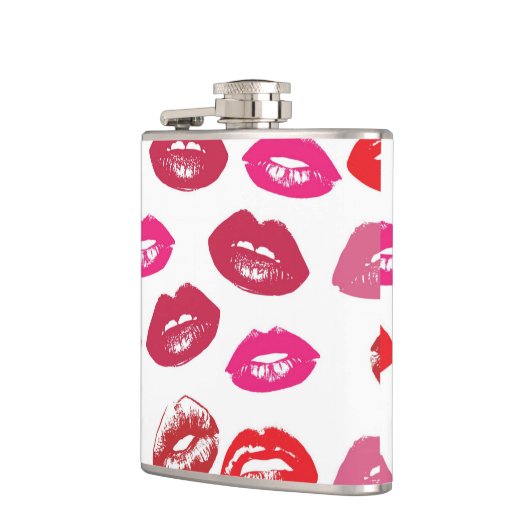 Flasques Motif à bouche rouge Personnalisé (Gauche)