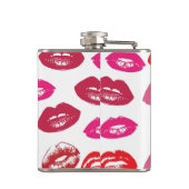 Flasques Motif à bouche rouge Personnalisé (Dos)