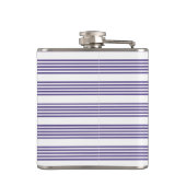 Flasques Motif à cinq bandes Ultra violet et blanc (Dos)
